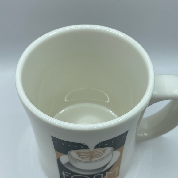 STARBUCKS Barista 16 oz MUG Caffe Latte FOAM 4.5x4.5" Coffee Tea Cocoa 2002 - Picture 5 of 8